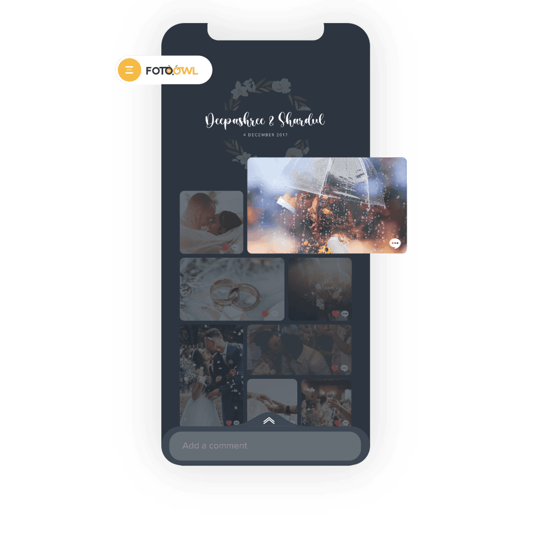 Comment on Photos - Platform to like and comment on the photos