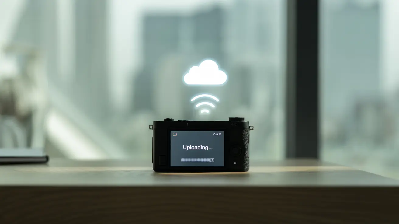 Real-time camera upload