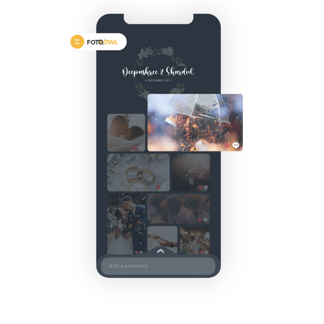 Comment on Photos - Platform to like and comment on the photos