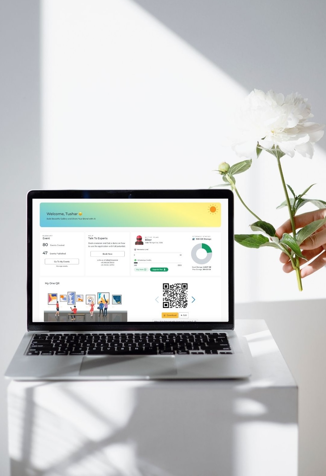 FotoOwl.ai Dashboard - Professional photo management platform