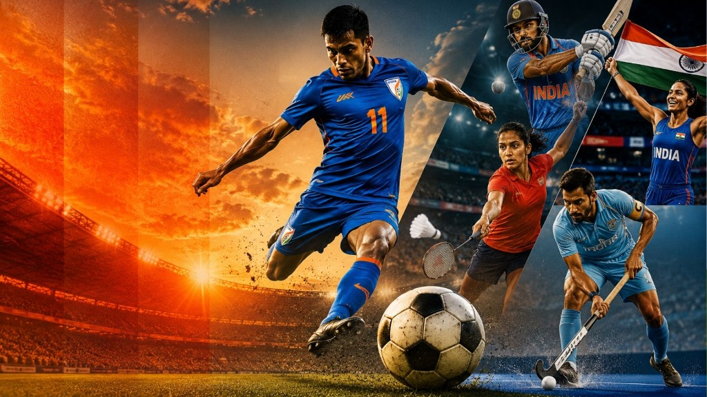 Indian athletes across football, cricket, badminton, hockey and more